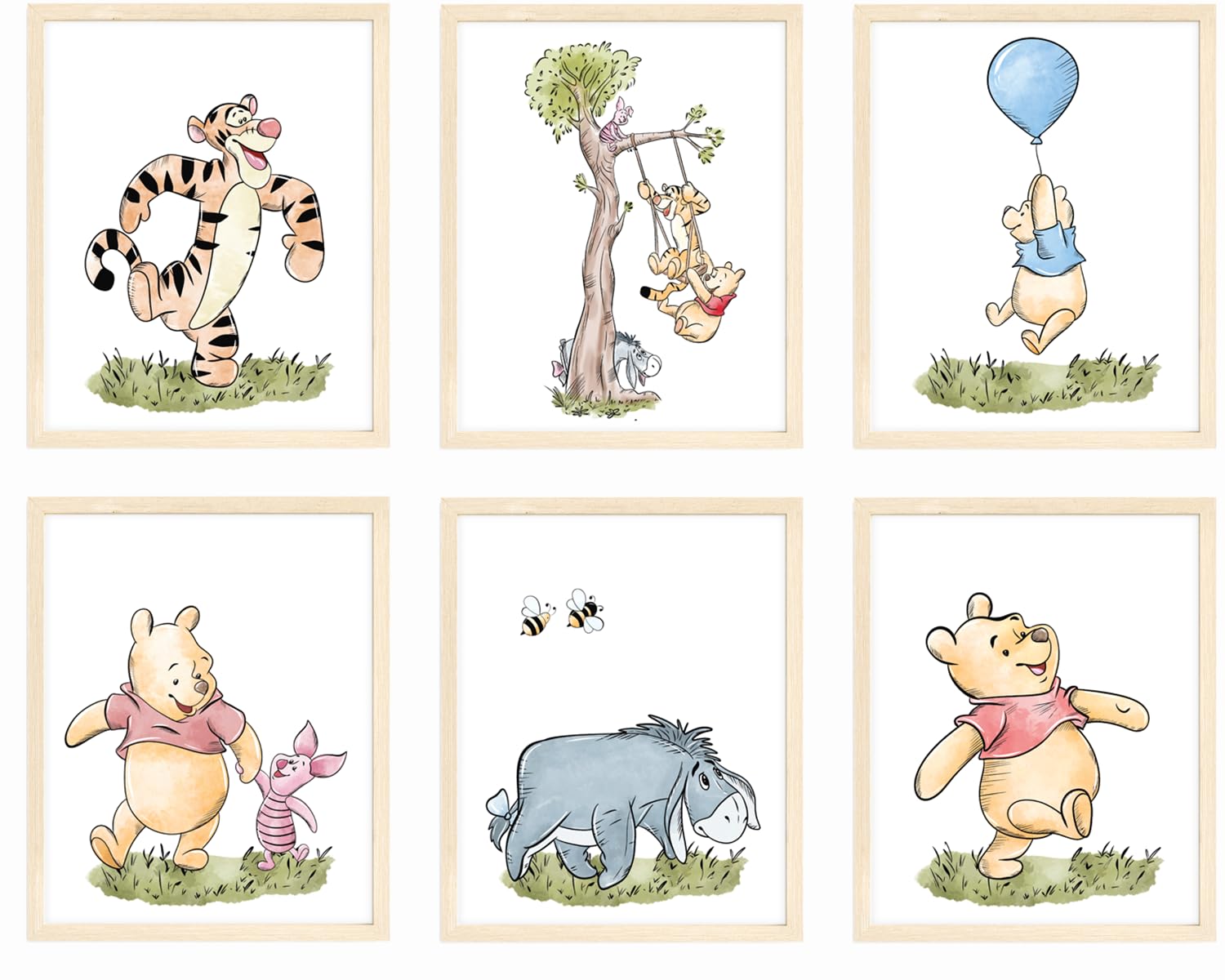 Amazon.com: Nistio® Winnie the Pooh Posters, Winnie the PoohKids